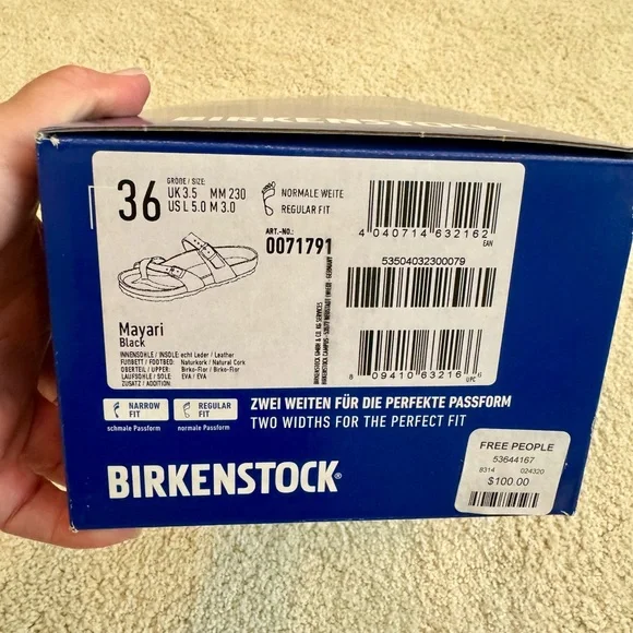 Birkenstock Black Mayari Sandals - Picture 6 of 8